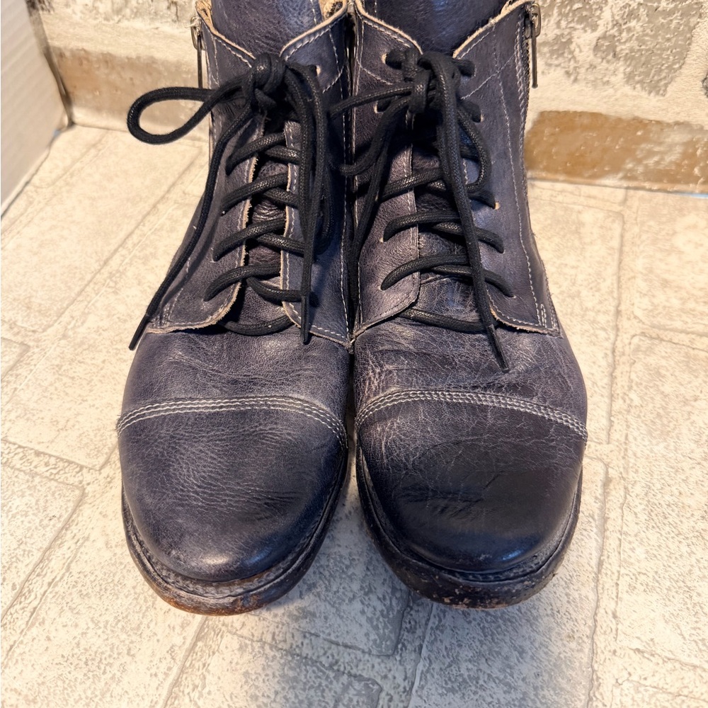 Bed Stu Bonnie Leather Cobbler Combat Boots Women's 7 - Picture 3 of 12